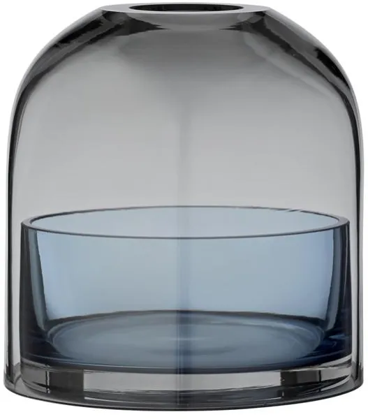 AYTM TOTA Lanterne Til Fyrfadslys Sort/Mørkeblå